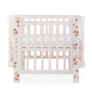 Кроватка-трансформер Happy Baby "Mommy love", розовая